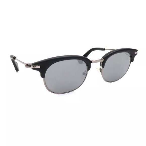 Auth MONCLER Sunglasses Black Plastic/Metal - Picture 1 of 15